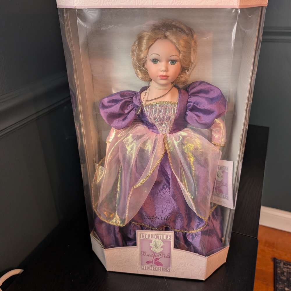 Authentic NIOB Collectible Memories Handcrafted Porcelain Cinderella Doll